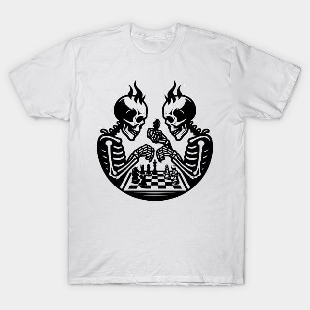 death play chess T-Shirt by lkn